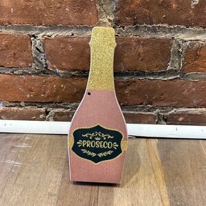 Gold and Pink Prosecco Decor